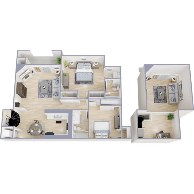 Santa Cruz III WITH LOFT 681-384 floor plan